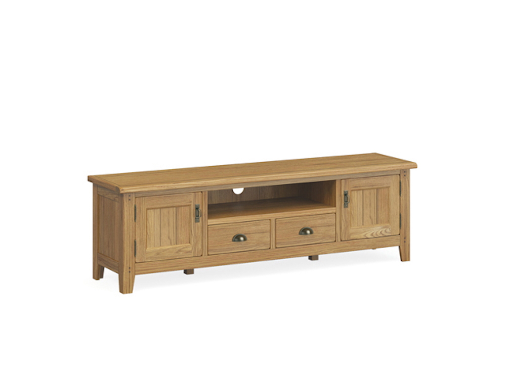 Paignton Oak Large TV Unit 180cm