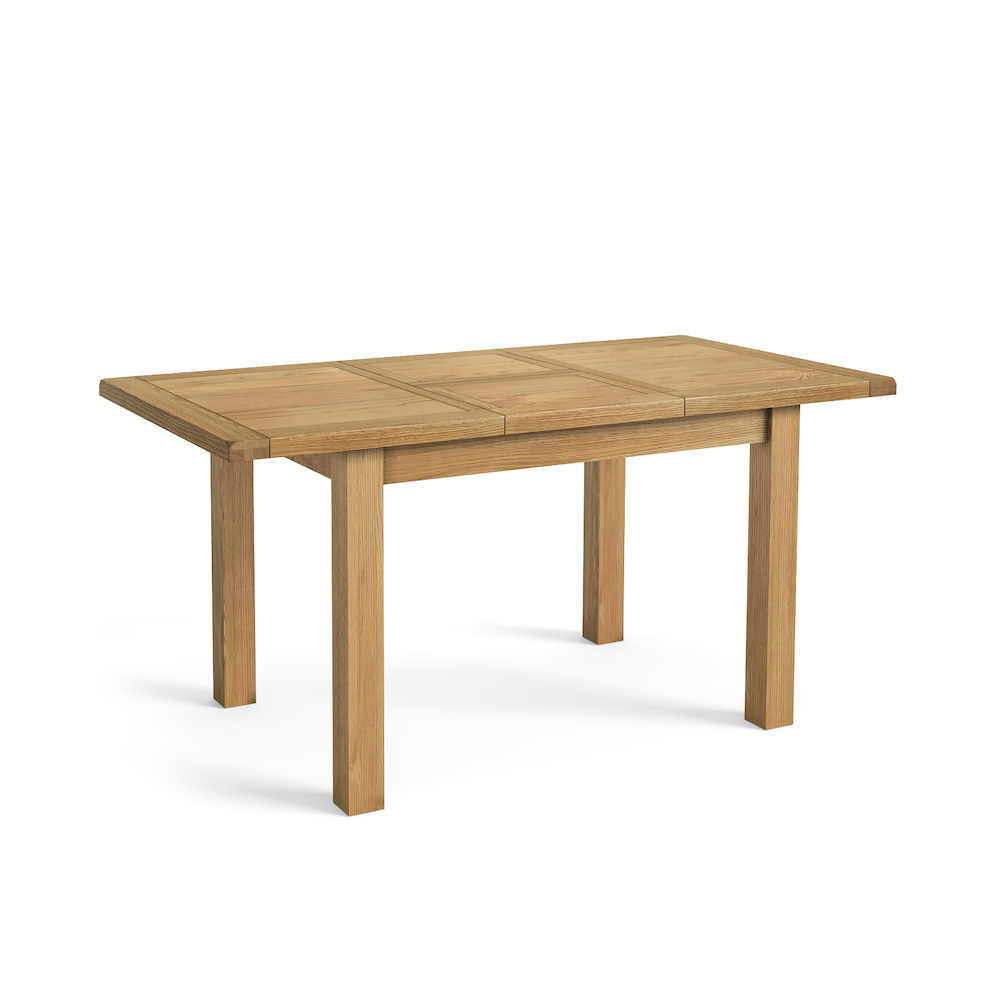 Paignton Oak Compact Butterfly Extending Dining Table
