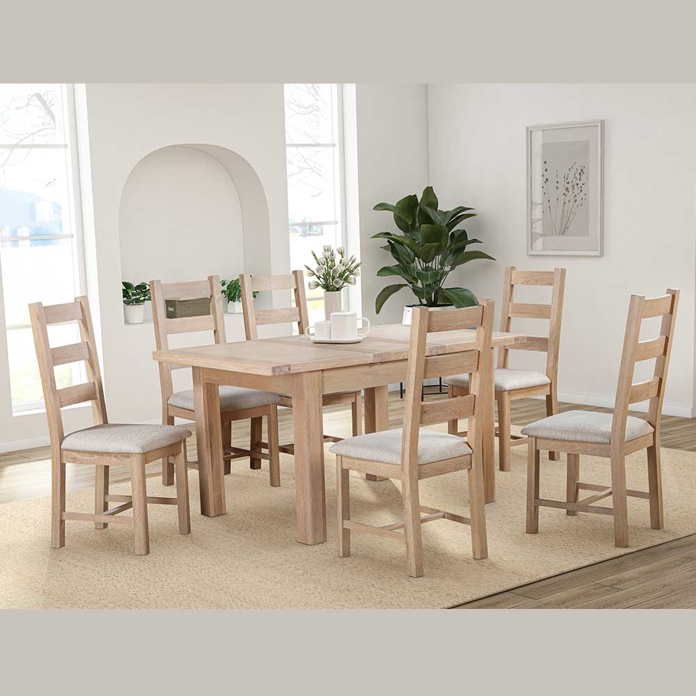 Carrington Oak 120cm Butterfly Extending Table