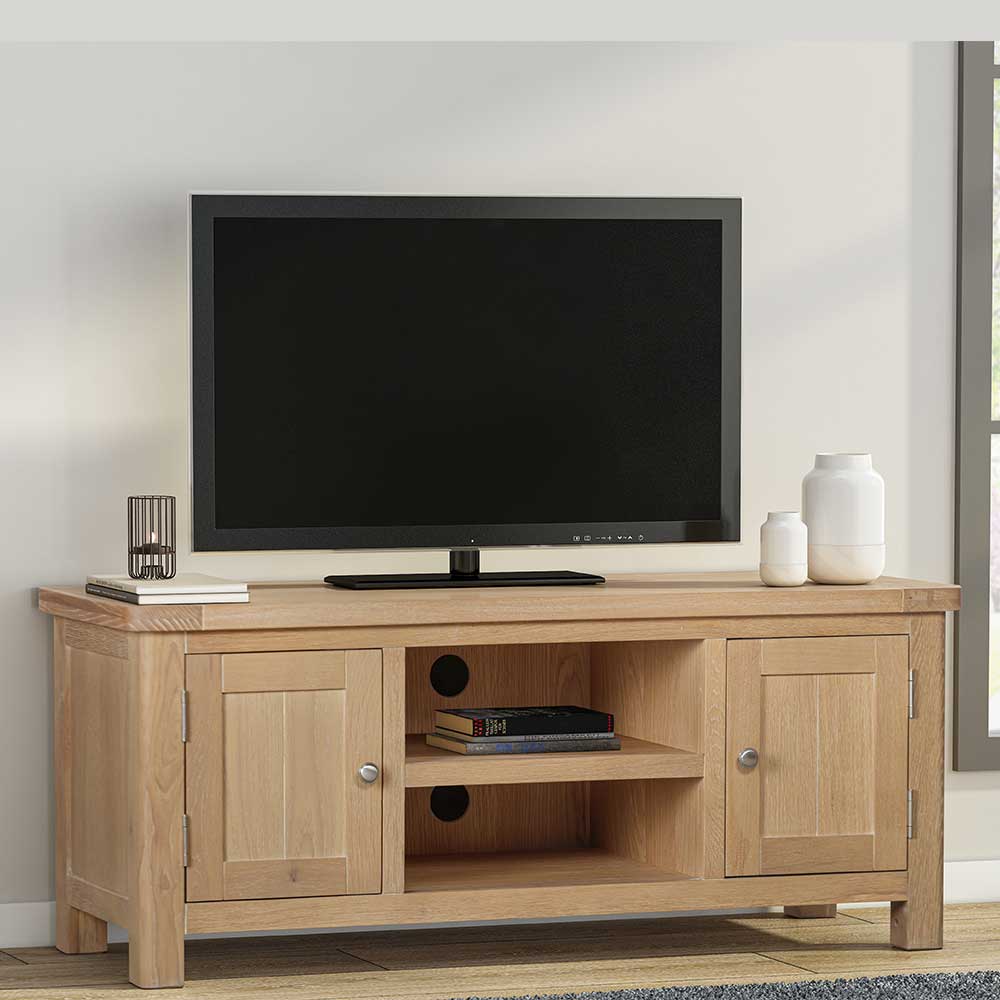 Carrington Oak 2 Door TV Unit