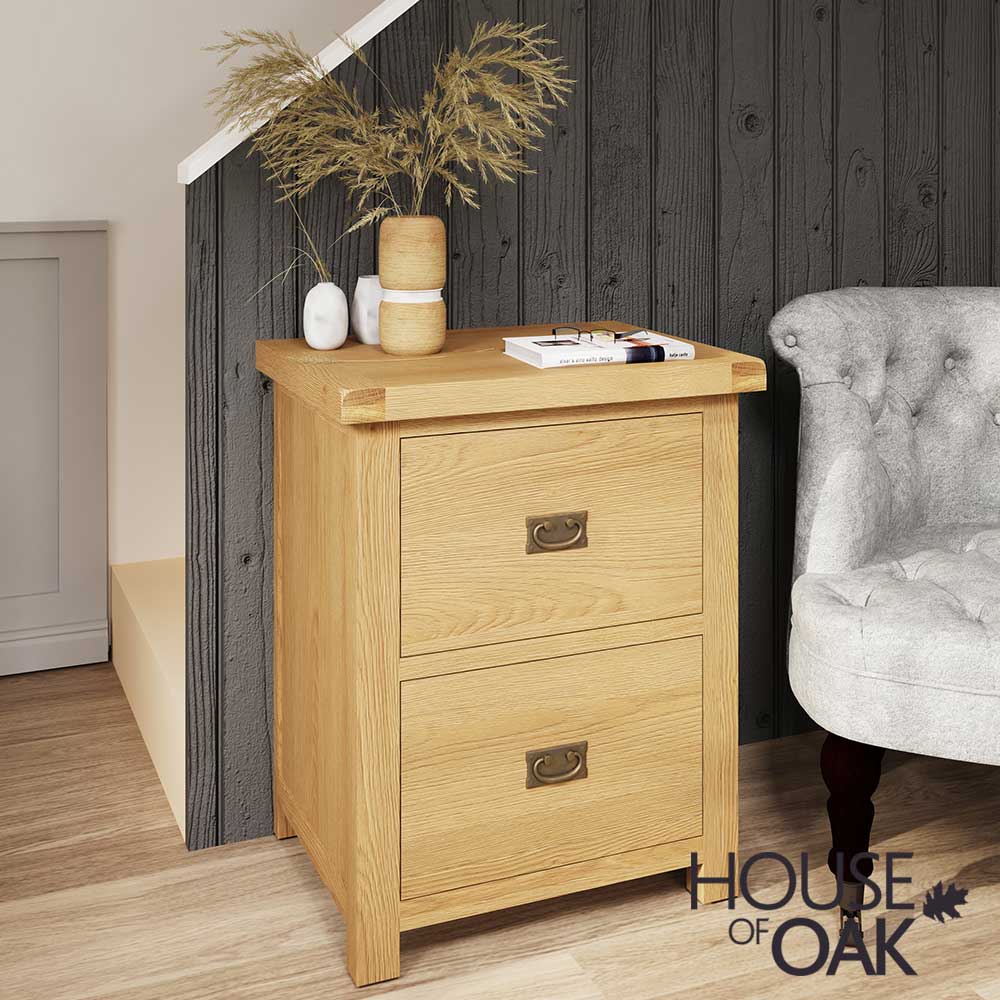 Harewood Oak Filing Cabinet