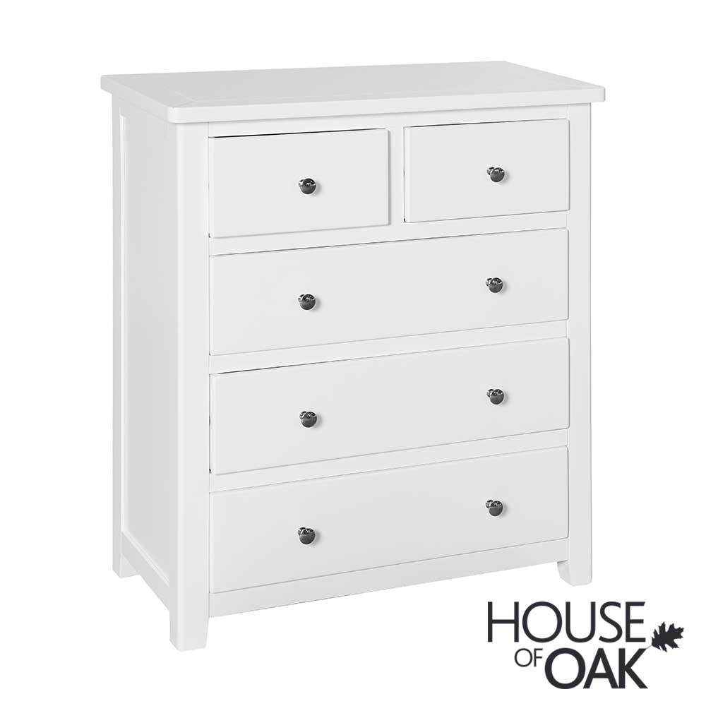 Cotswold White 2 Over 3 Chest of Drawers