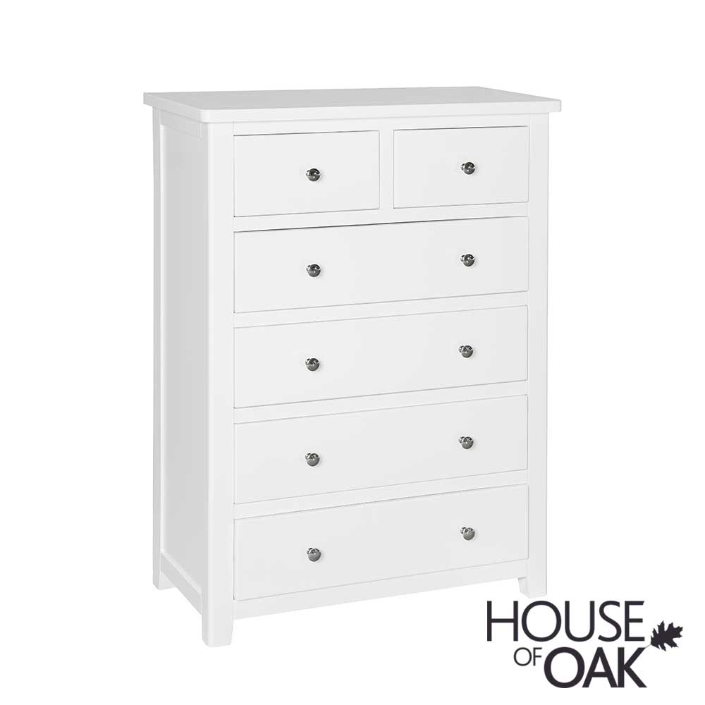Cotswold White 2 Over 4 Chest of Drawers