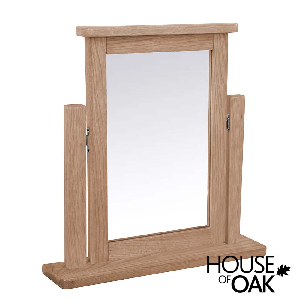 Cotswold Oak Swivel Mirror