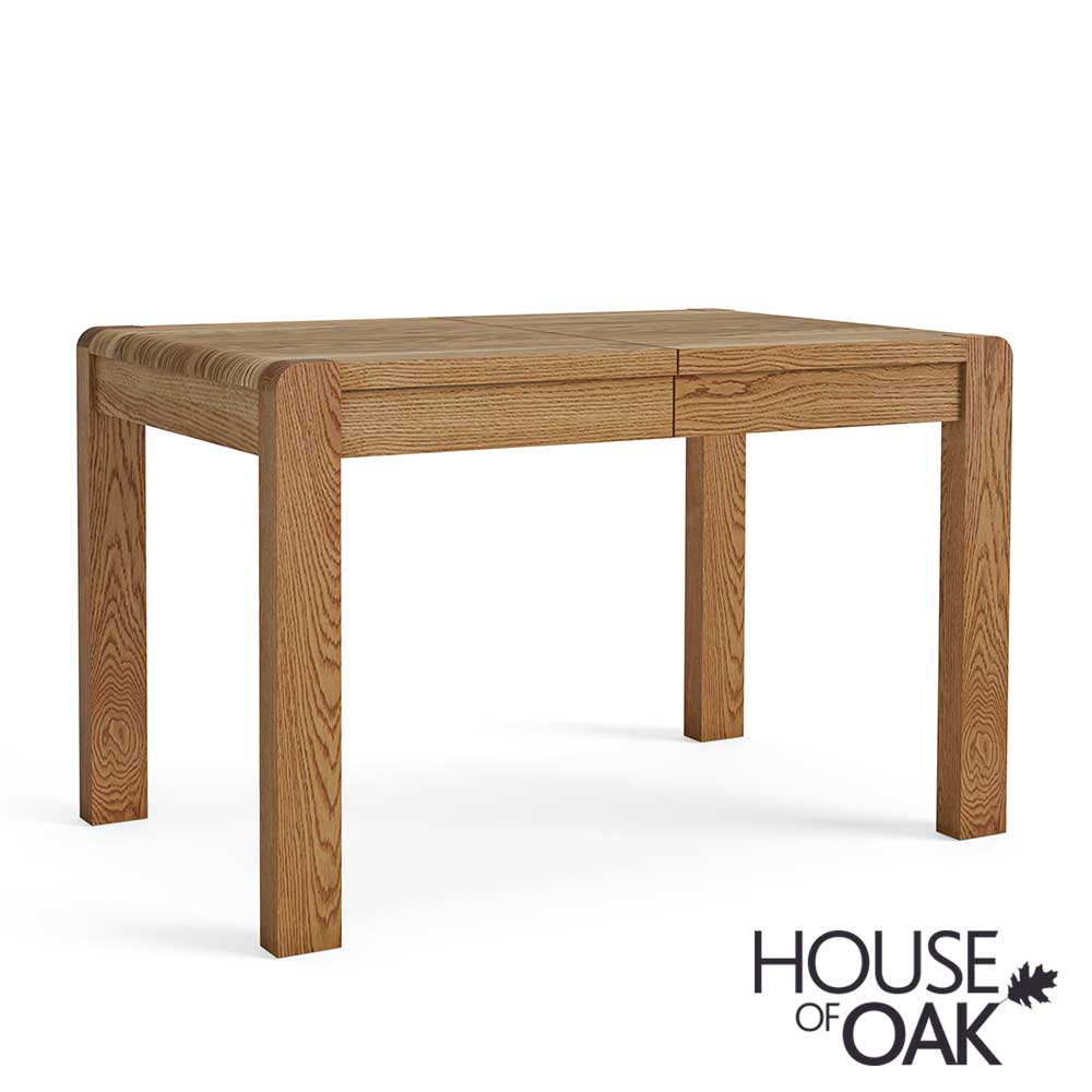 Crescent Oak Compact 135cm Extending Dining Table