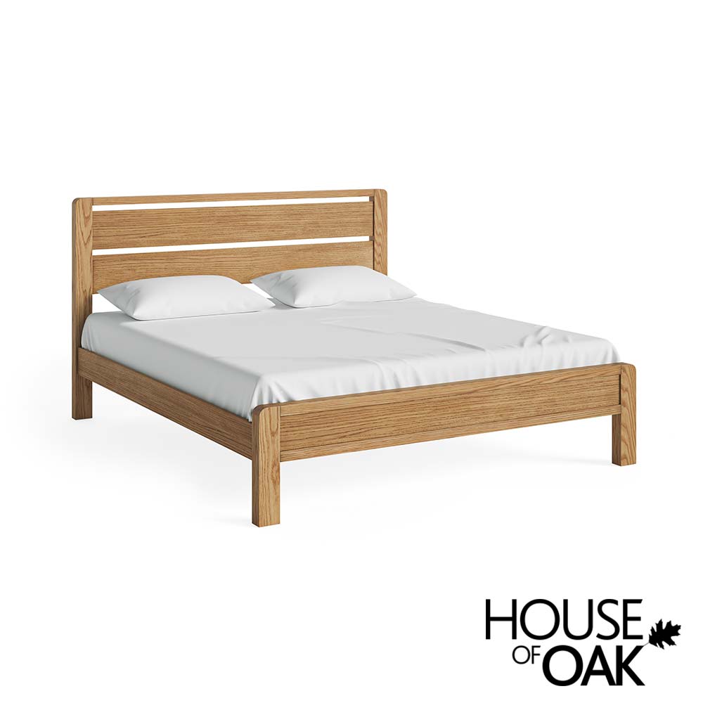 Crescent Oak 4FT 6'' Double Bed 