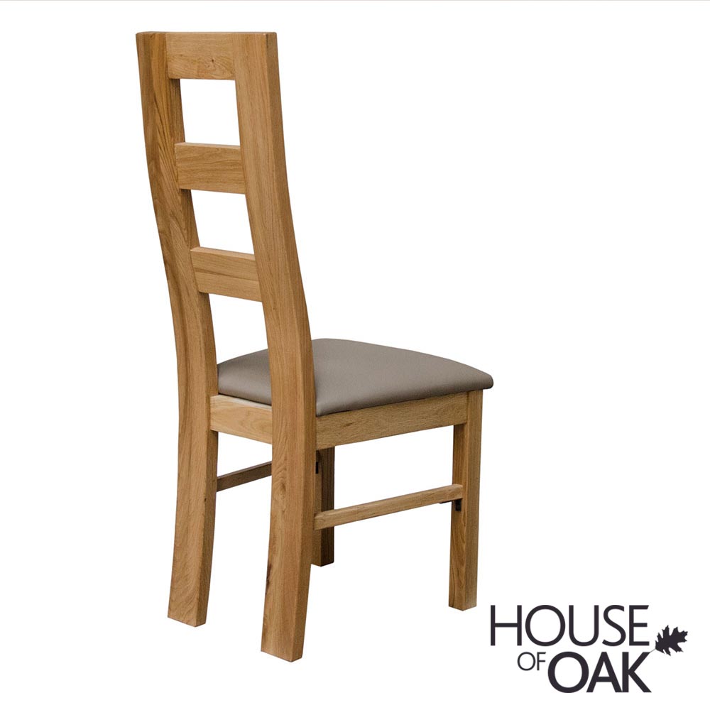 Deluxe Oak Wave Chair