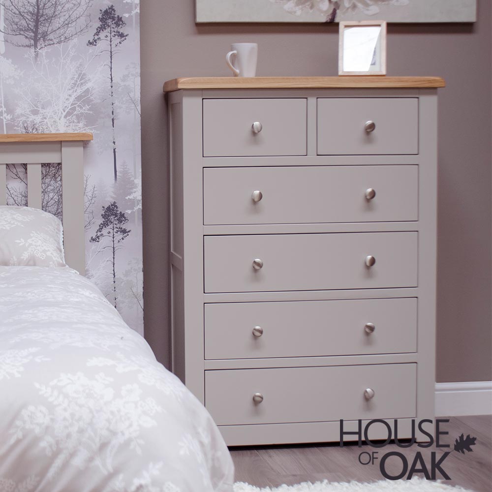 Diamond Grey 2 over 4 Chest of Drawers