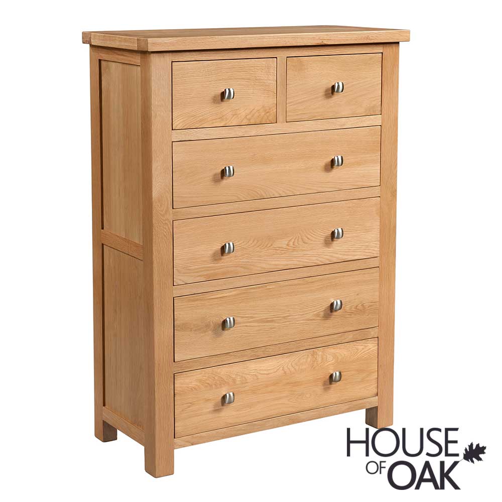 Keswick Oak 2 Over 4 Chest of Drawers