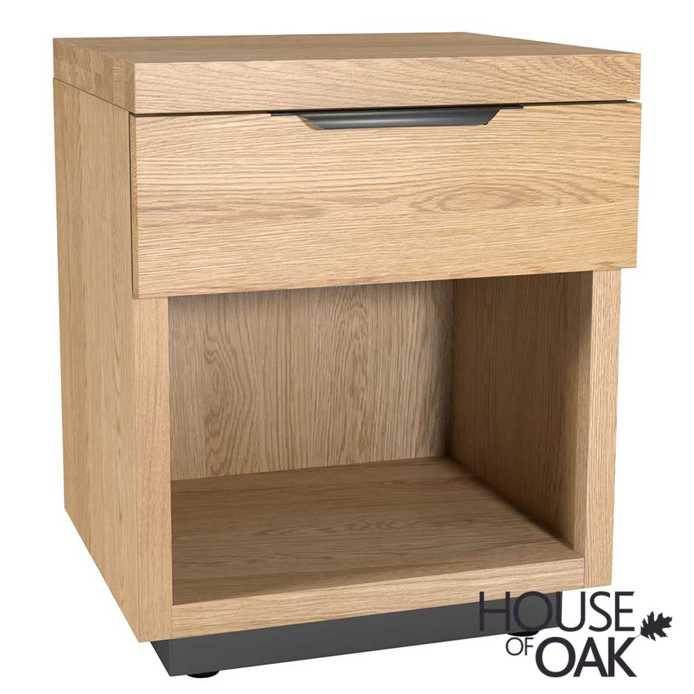 Harmony Oak 1 Drawer Bedside Cabinet