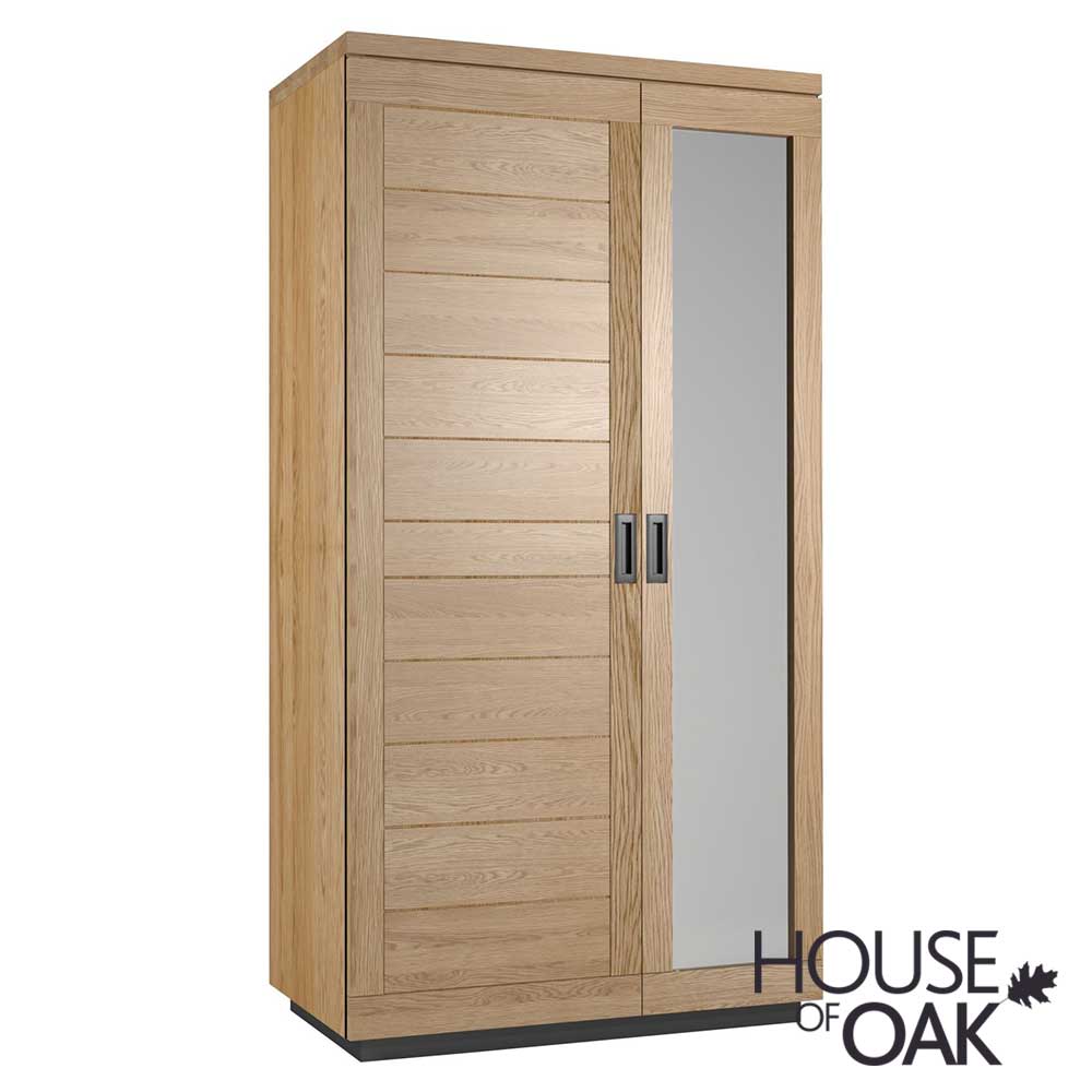 Harmony Oak Double Wardrobe