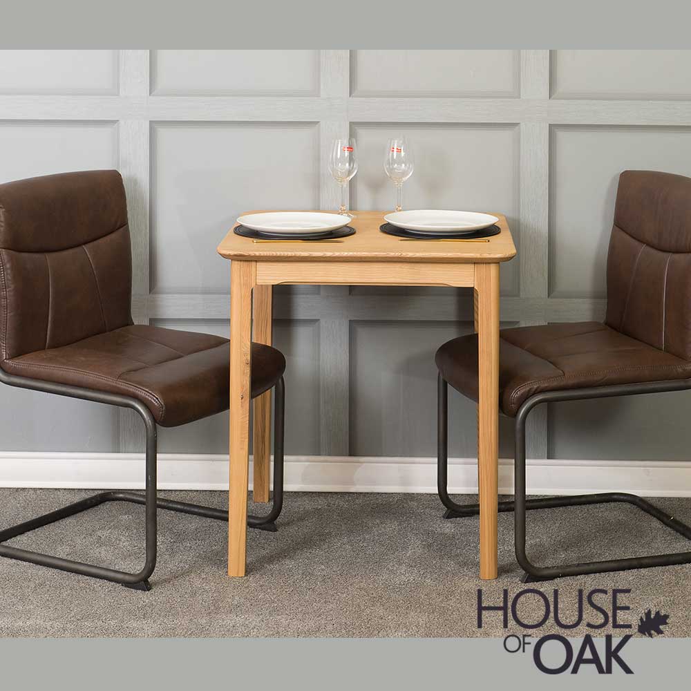 Hudson Oak 70cm Square Breakfast Table