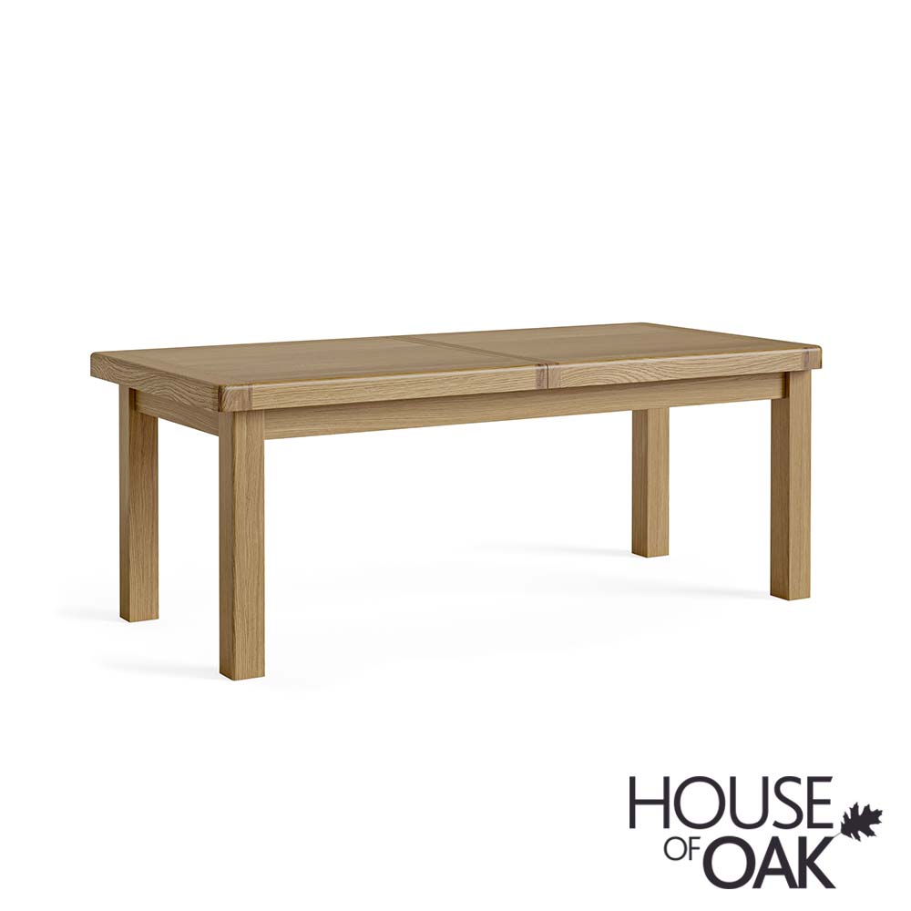 London Oak Large Extendable Dining Table 200cm