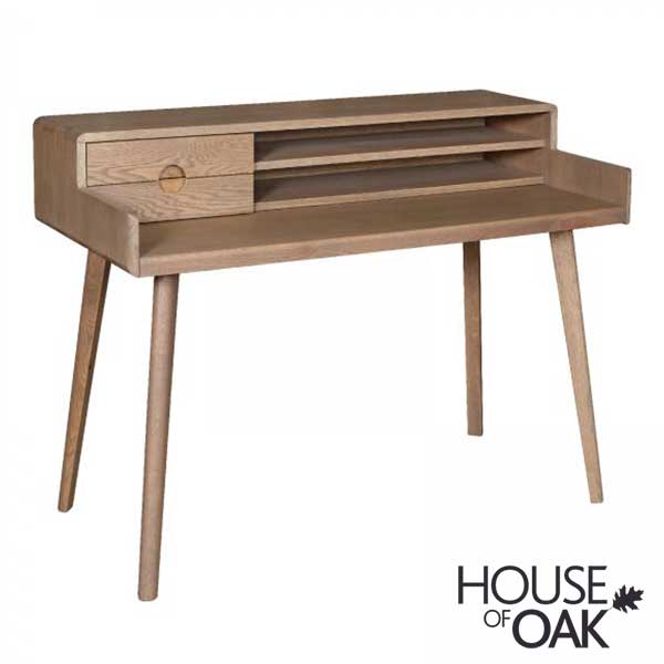 Tambour Oak Desk