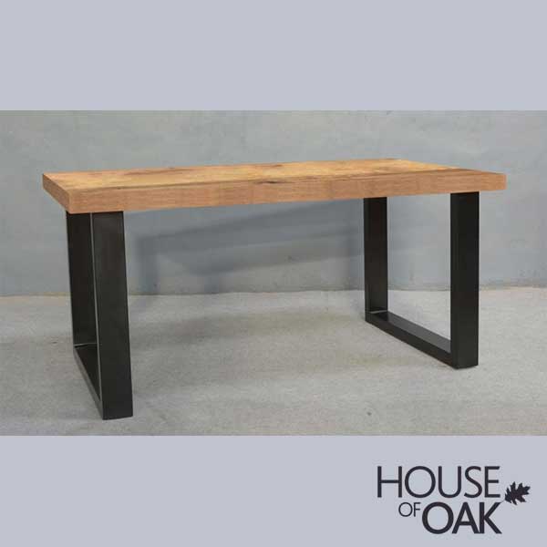 Sleeper Wood - 160cm Rectangular Dining Table with U Leg