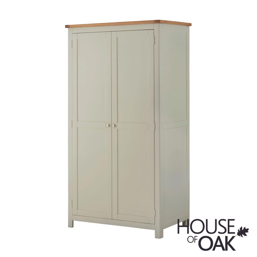 Portman Painted Ladies Wardrobe in Stone Grey