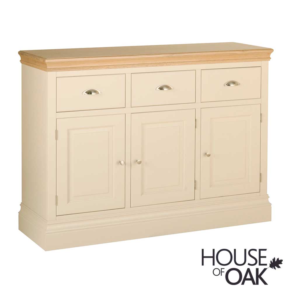 Ambleside 3 Door 3 Drawer Sideboard in Ivory