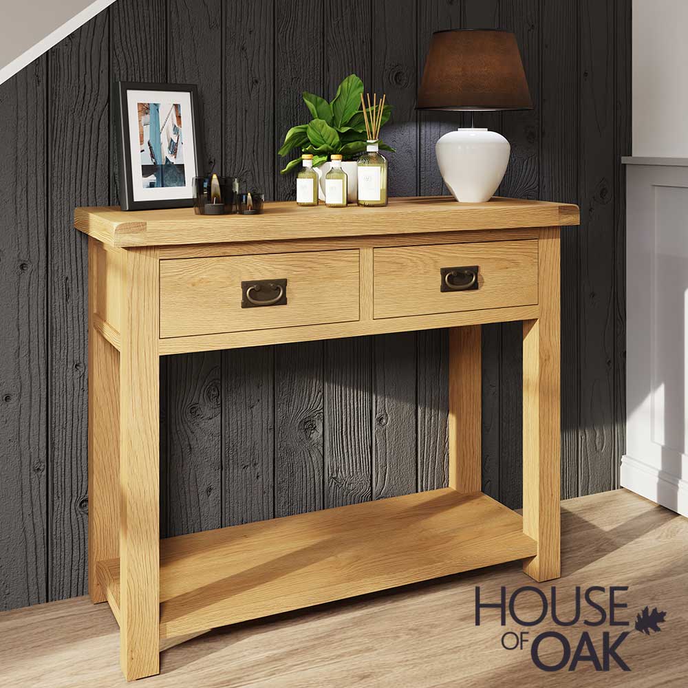 Harewood Oak Console Table