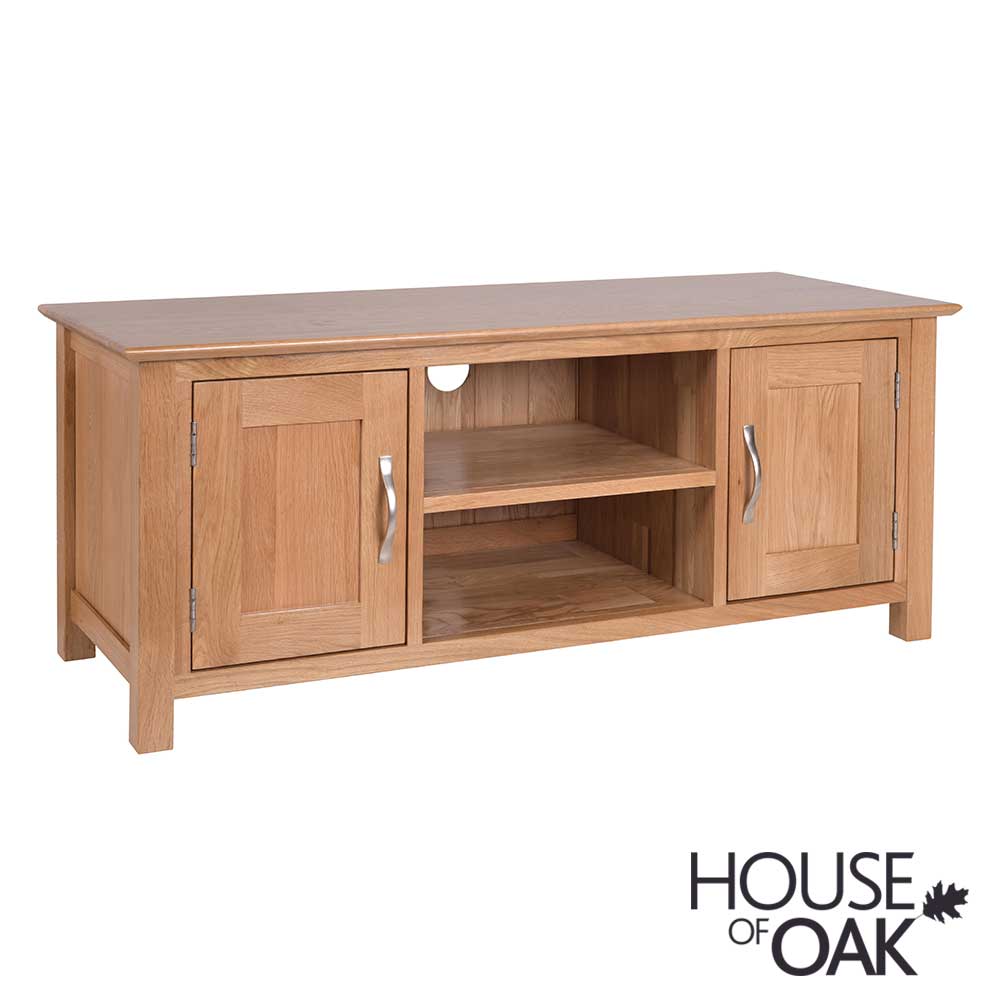 Coniston Solid Oak 2 Door TV Cabinet