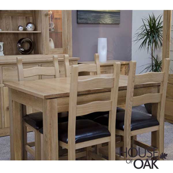 Opus Solid Oak 120cm Small Extending Table