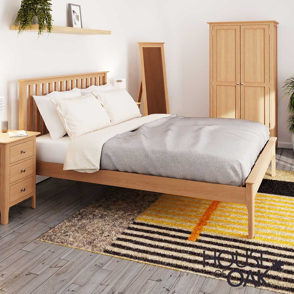 Oslo Oak 5FT King Size Bed