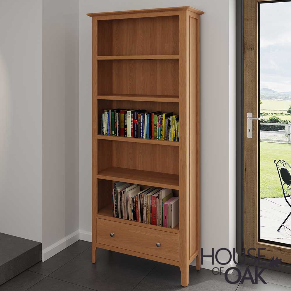 Oslo Oak Large Bookcase