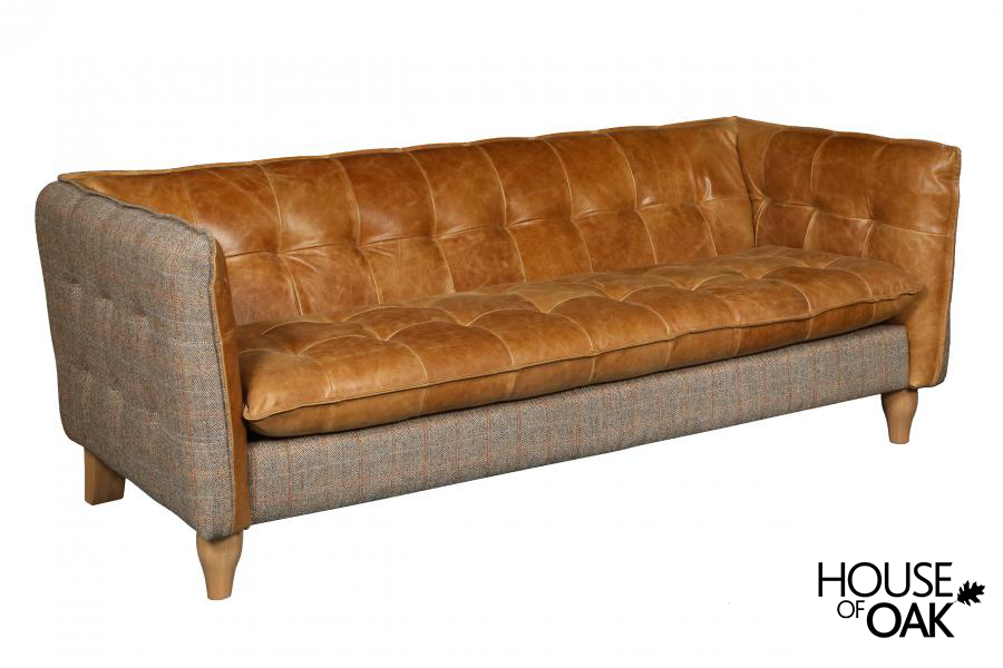 Brunswick 2 Seat Sofa in Hunting Lodge Harris Tweed