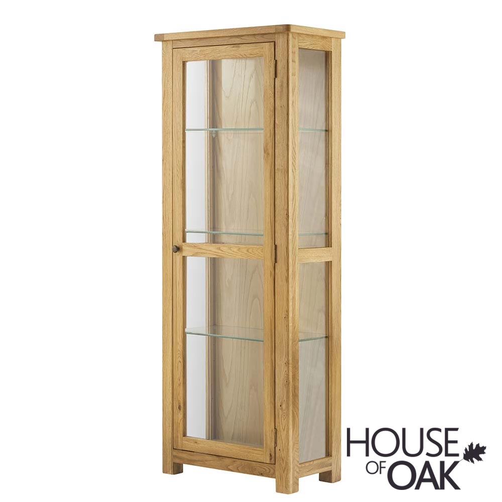 Portman Glass Display Cabinet in Oak