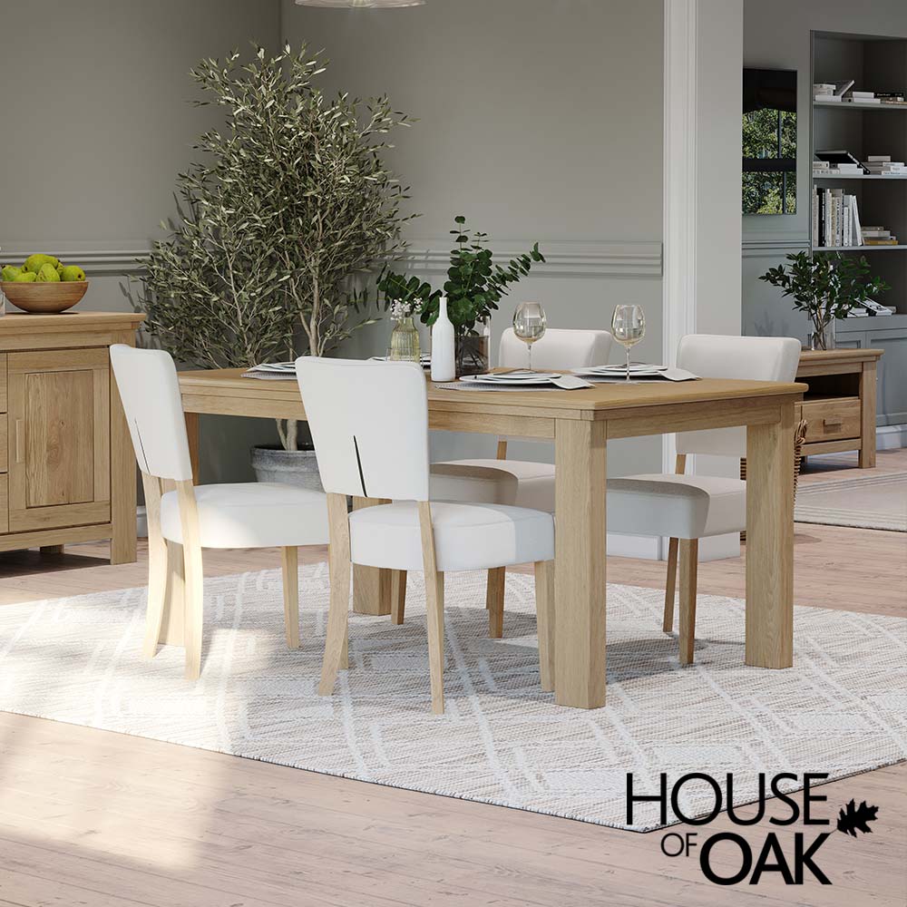 Schio Oak 140cm Extending Dining Table