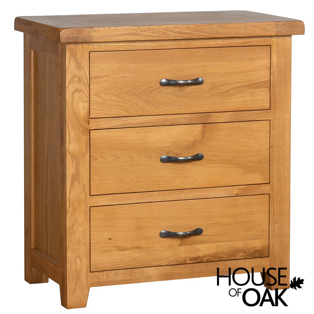 Canterbury Oak 3 Drawer Chest 