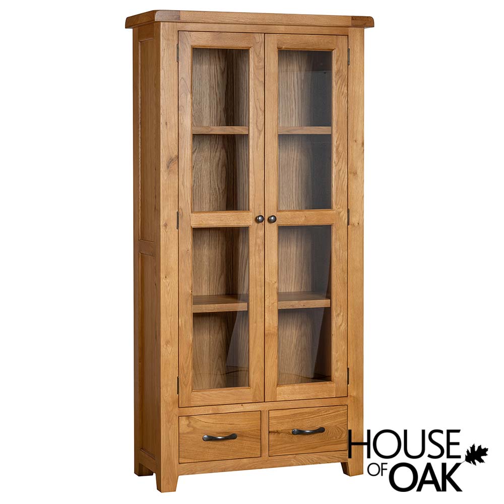 Canterbury Oak Display Cabinet