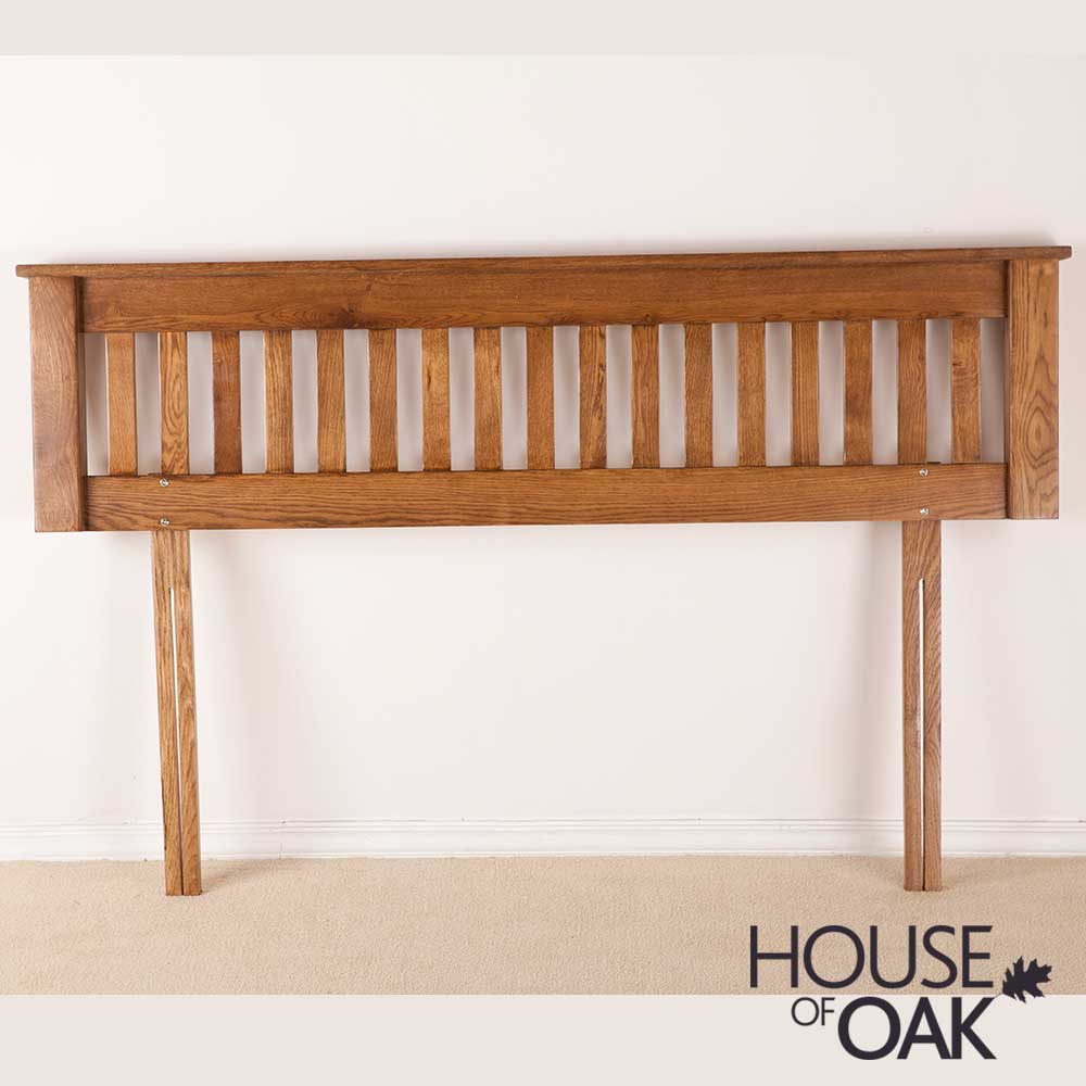 Balmoral Solid Oak King Size 5 Foot Headboard 