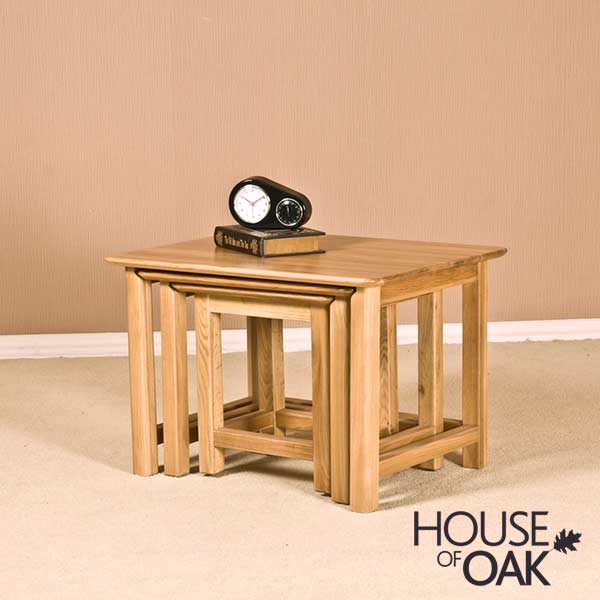 Buckingham Solid Oak Nest of Tables