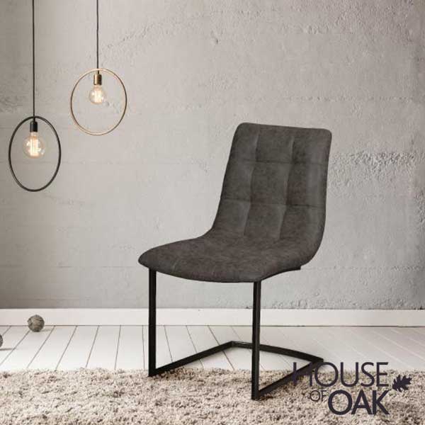 Hampton Chair PU - (GREY)