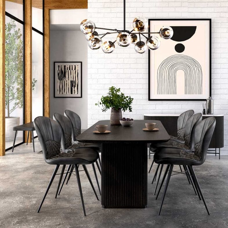 Monaco in Charcoal Dining Room Furniture