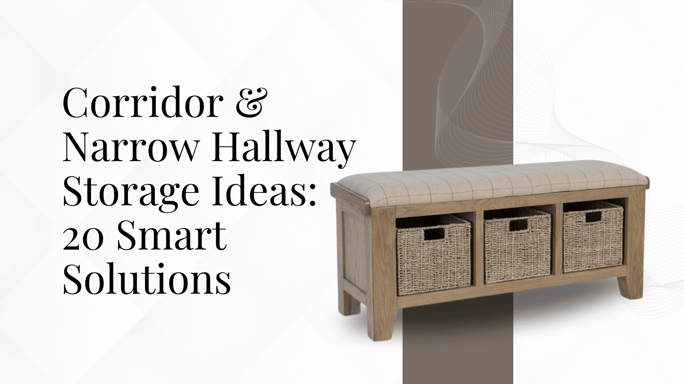 Corridor & Narrow Hallway Storage Ideas 20 Smart Solutions