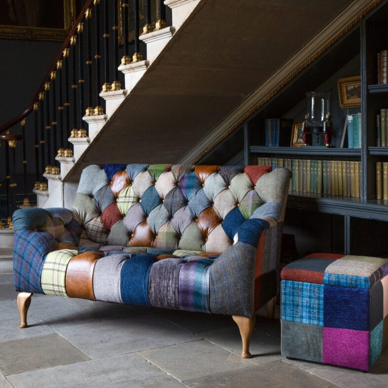 Bamford Club Patchwork 2 Seater Sofa
