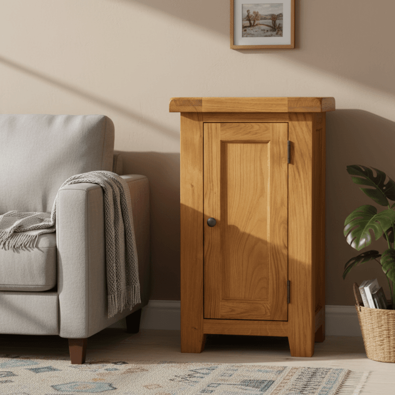 Canterbury Oak 1 Door Cabinet