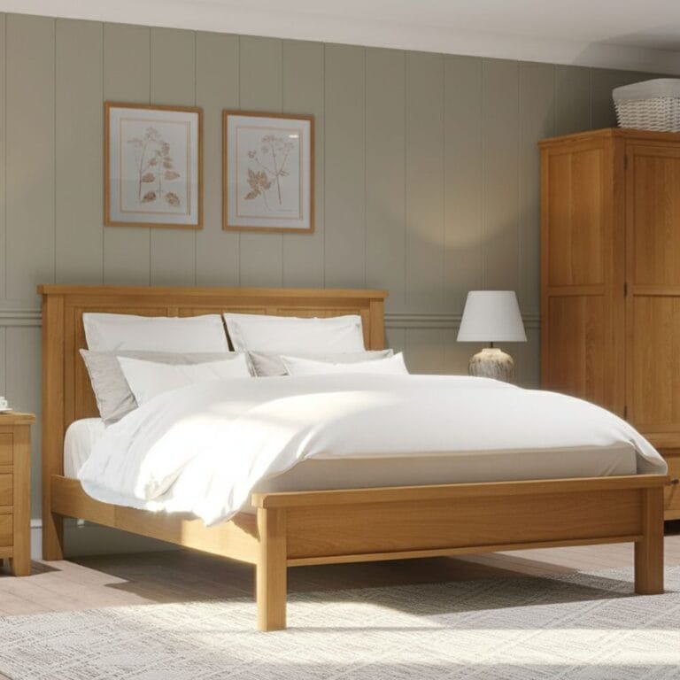 King Size Oak Beds - oak bedroom furniture