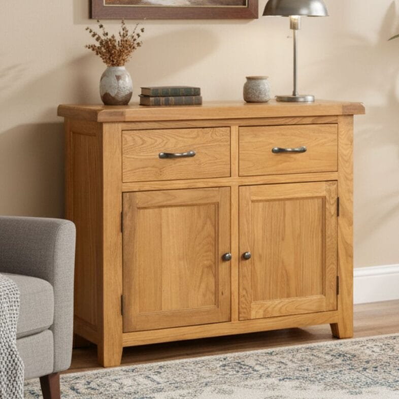 Canterbury Oak Small Sideboard Lifestyle