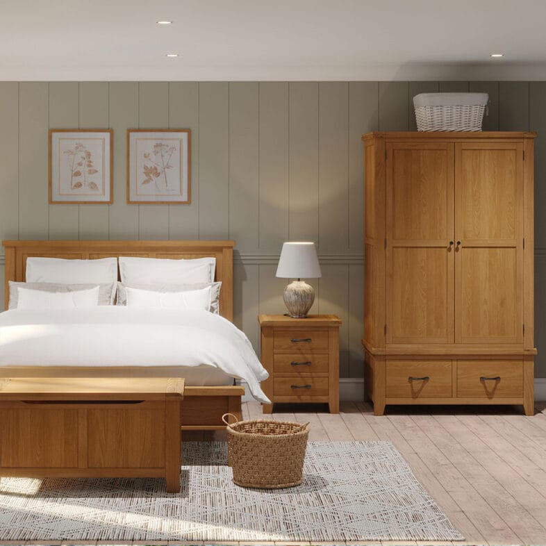 Canterbury Triple Wardrobe With Drawers lifestyle large