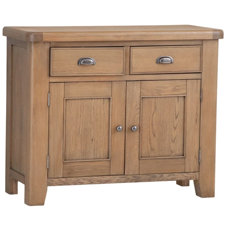 Chatsworth Oak 2 Door Sideboard - Image 6