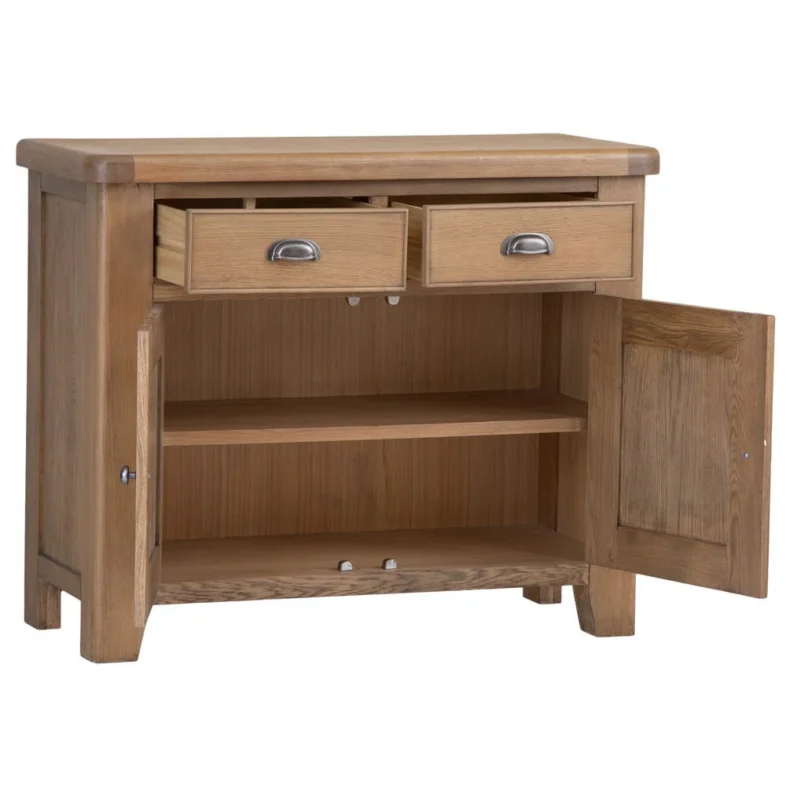 Chatsworth Oak 2 Door Sideboard - Image 5