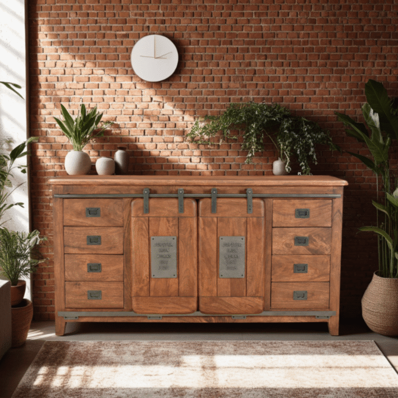 Fusion 8 Drawer 2 Door Sideboard Lifestyle Image
