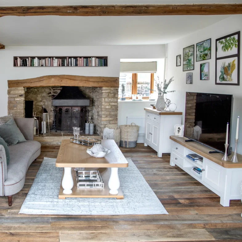 Kingham Oak Furniture In Pure White Living Room Furniture