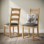 London Oak Ladder Back Dining Chair lifestyle