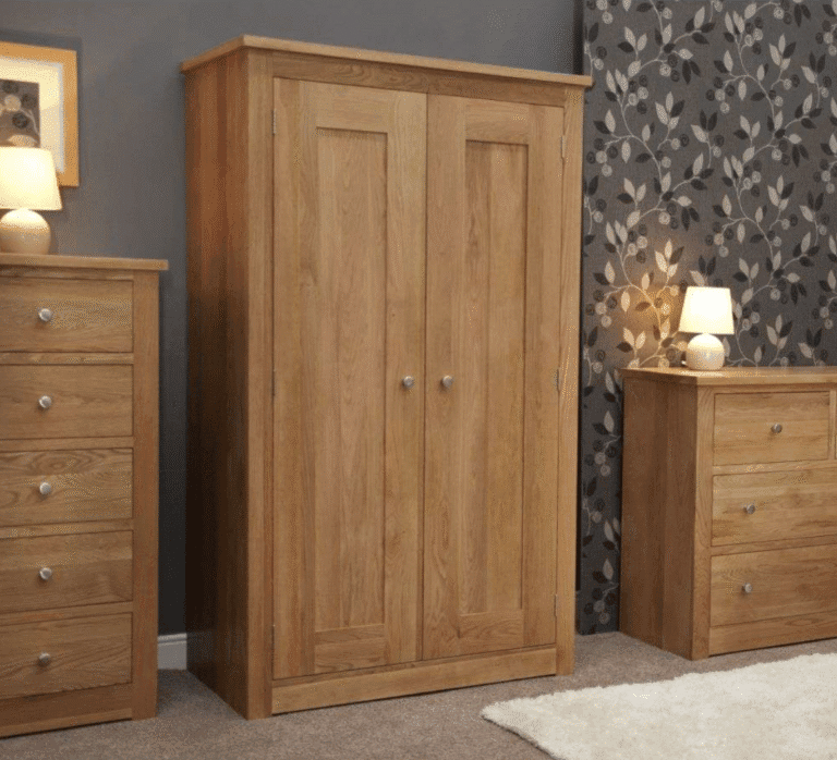 Torino Solid Oak All Hanging Wardrobe
