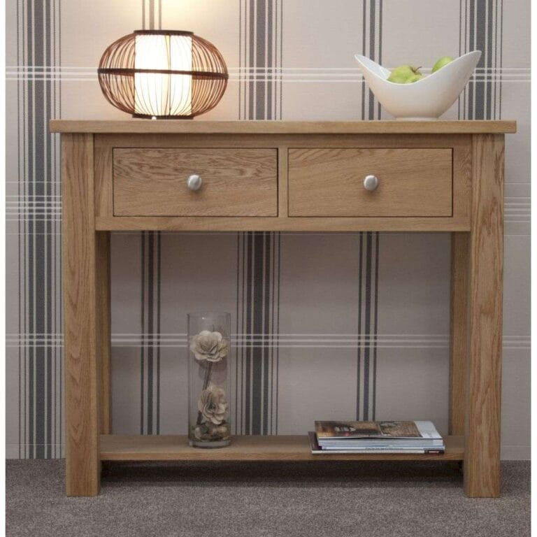Torino Solid Oak Hall Table