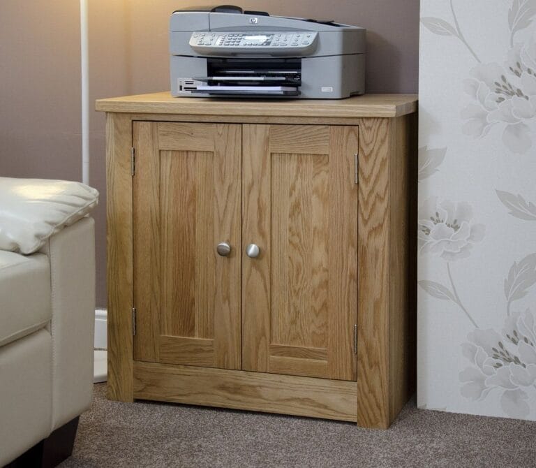 Torino Solid Oak Printer/Occasional Cupboard