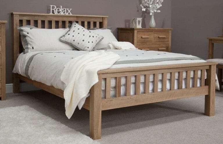 Opus Solid Oak 4FT 6” Double Bed